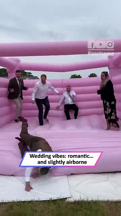 Wedding Fun Gone Wrong: Uncle's Hilarious Bouncy Castle Fail!|| Heartsome 💖