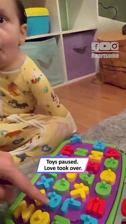 Dad Walks In and His Kid Instantly Forgets the Entire World