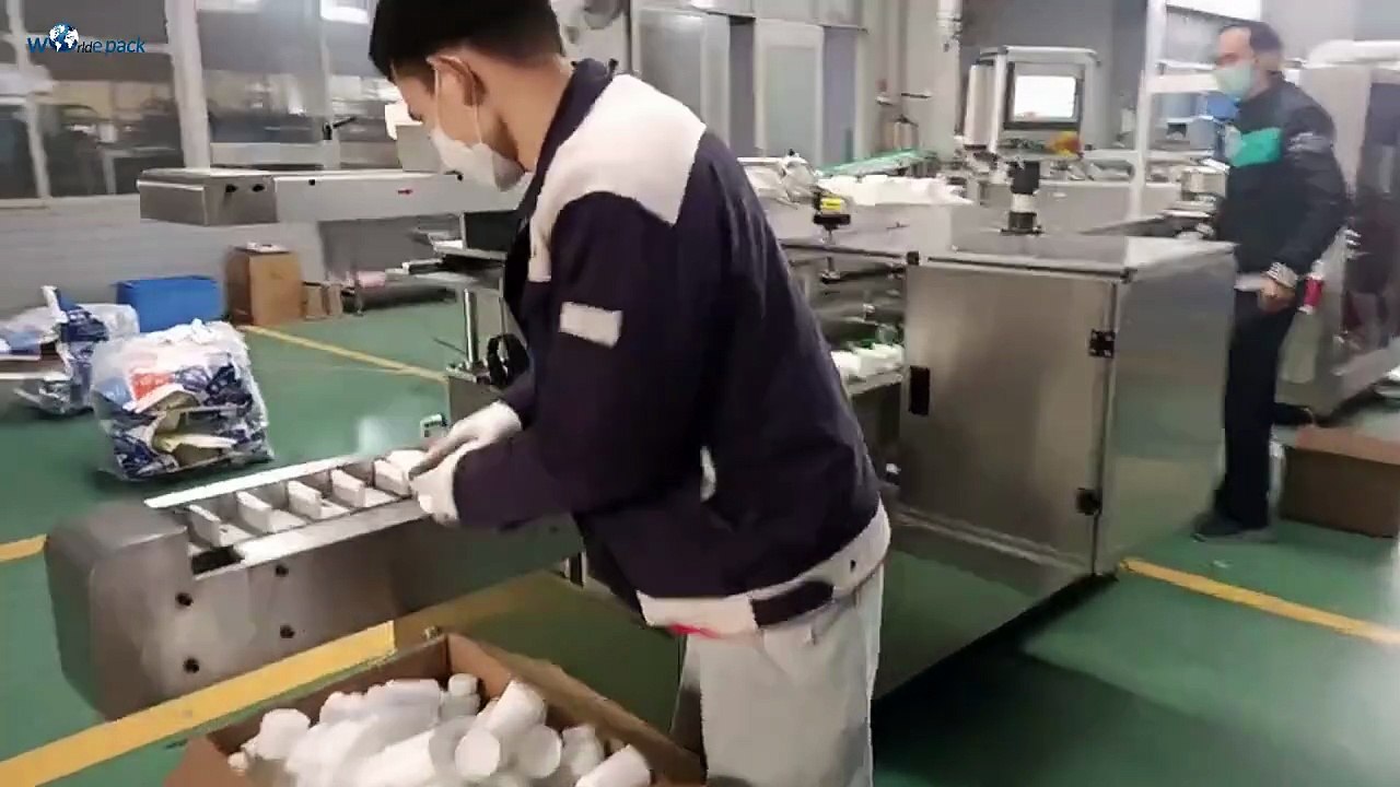 High Speed Cartoner Tucking In & Loading Vials