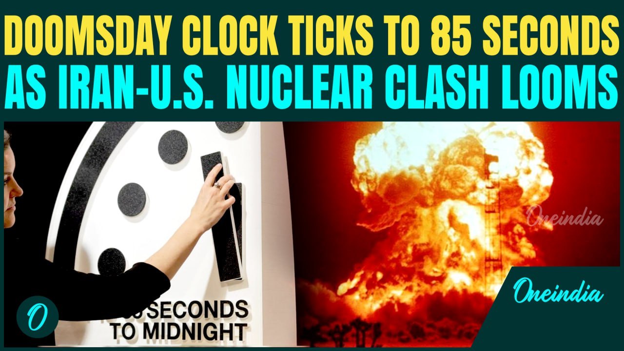 APOCALYPSE Near? Doomsday Clock Moves 85 Seconds to Midnight Amid Iran Vs U.S Nuclear War Threat