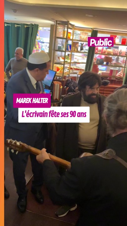 L'écrivain Marek Halter a fêté ses 90 ans hier soir en compagnie de ses amis