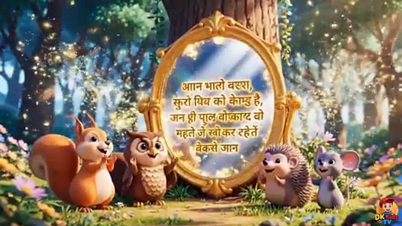 बुद्धि का सच्चा दर्पण  | नई पंचतंत्र शैली की कहानी | Moral Story for Kids in Hindi