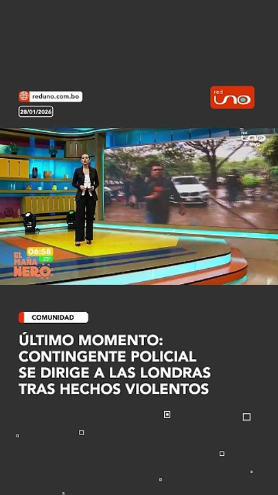 Último momento: contingente policial se dirige a Las Londras  tras hechos violentos