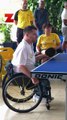 Flora Vautier et Florian Merrien - Athlètes paralympiques médaillés de bronze en tennis de table aux Jeux de Paris 2024