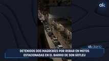 Detenidos dos magrebíes por robar en motos estacionadas en el barrio de Son Gotleu