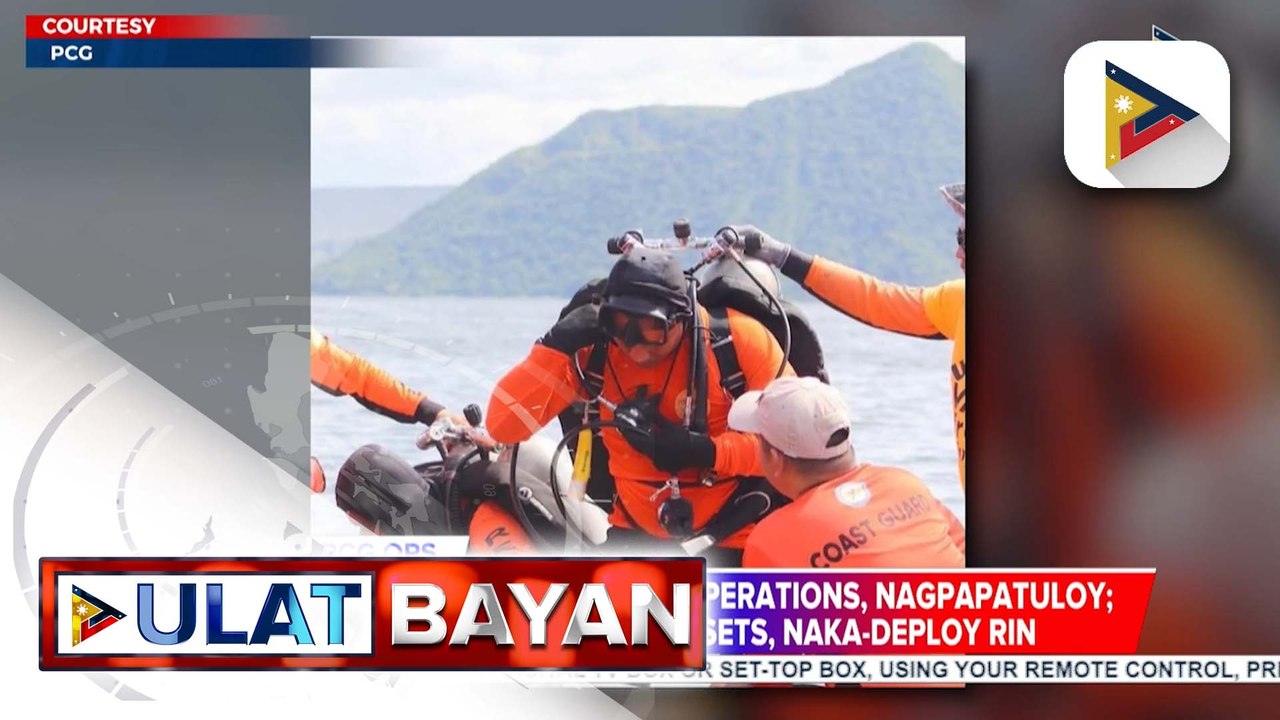 Technical Divers ng PCG, dumating na sa bahagi ng Baluk-Baluk para sa search and rescue operations ng lumubog na MV Trisha Kerstin 3 | ulat ni Bernard Ferrer