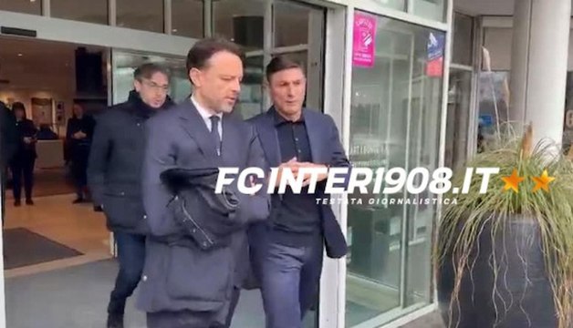 VIDEO FCIN1908 / Champions: Dortmund-Inter, Marotta e Zanetti al pranzo UEFA