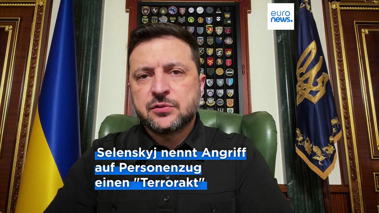 'Terror-Akt': Russlands Drohnenattacke trifft Zug in der Ukraine - Mindestens 5 Tote