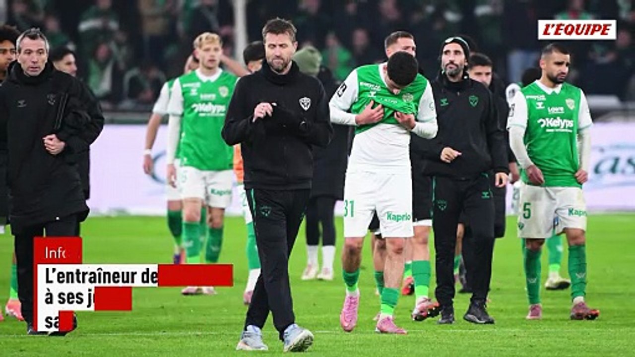 L'entraîneur norvégien Eirik Horneland a annoncé son départ aux joueurs de Saint-Étienne - Foot - Ligue 2