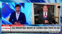 Trump confirma o envio de mais navios de guerra para perto do Irã