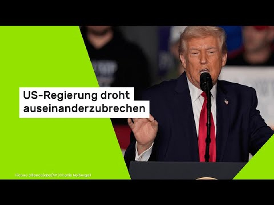 Machtkampf im Weißen Haus eskaliert - Regierung droht auseinanderzubrechen