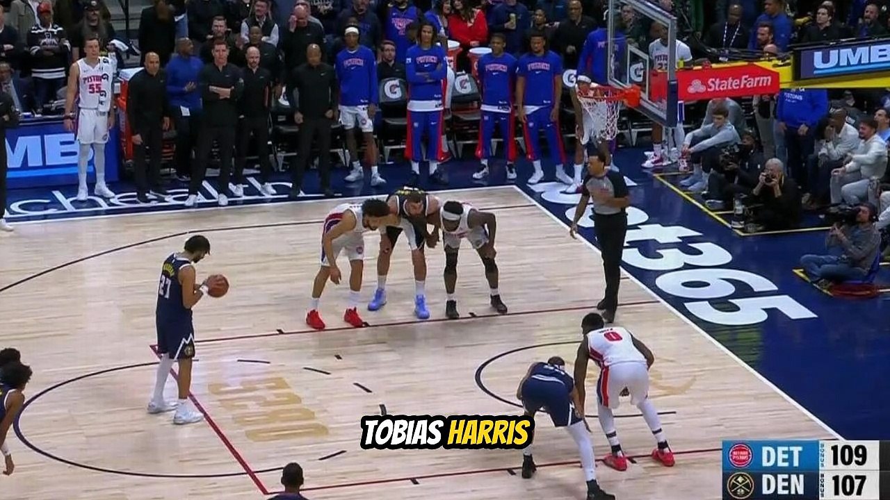 Pistons stun Nuggets as Tobias Harris seals the thriller