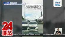 Pagtangay ng suspek sa unmarked vehicle ng pulisya, nauwi sa habulan; may ibang nadamay | 24 Oras