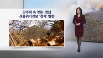 [이슈날씨] 강추위 속 영동·영남 산불위기경보 '경계' 발령 / YTN