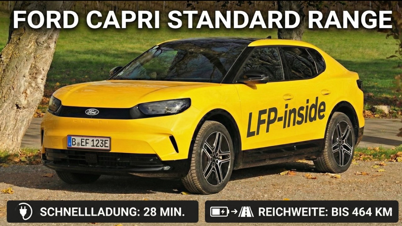 LFP-Upgrade für den Ford Capri: Mehr kWh, mehr Drehmoment, mehr Spaß