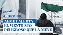Aemet alerta: el viento puede ser más peligroso que las nevadas en este temporal | ESdiario