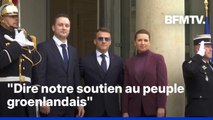 La prise de parole intégrale d'Emmanuel Macron et des dirigeants du Danemark et du Groenland