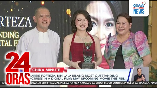 Barbie Forteza, kinilala bilang Most Outstanding Actress in a Digital Film; may upcoming movie this Feb. | 24 Oras