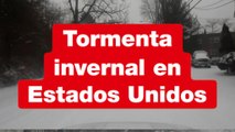 Tormenta invernal en Estados Unidos