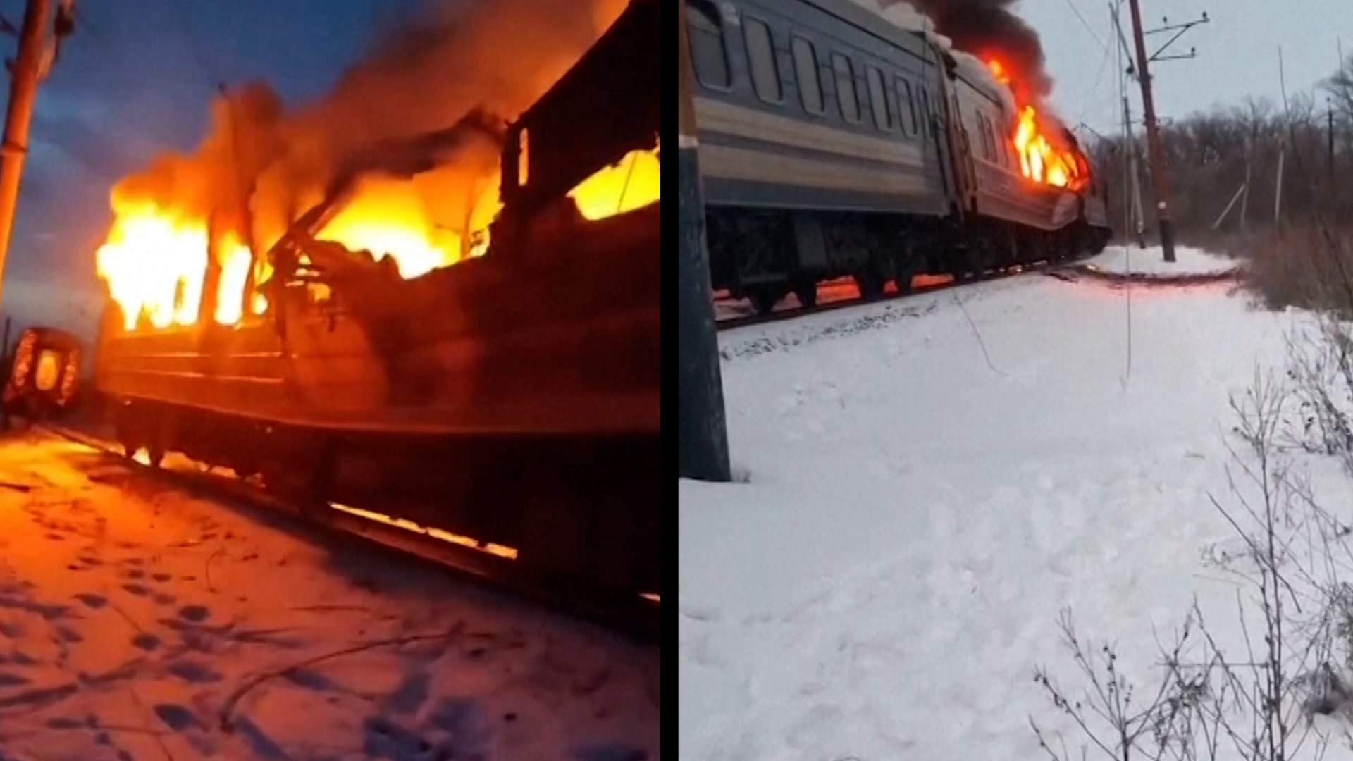 Rusia ataca un tren ucraniano dejando varios muertos y heridos