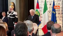 Giorno Memoria, applauso per Mattarella al termine del suo discorso al Quirinale