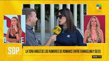 La Tora habló del su supuesto romance de su ex, Max Kilates, y  Evangelina Anderson