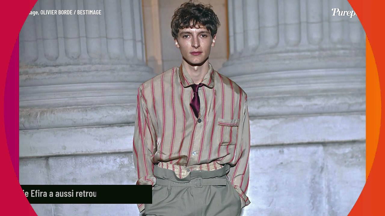 Virginie Efira retrouve son beau-frère Vassili Schneider au défilé Saint Laurent, entourée de stars comme Charlotte Gainsbourg et Kate Moss