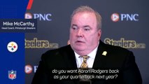 New Steelers head coach McCarthy wants Rodgers reunion