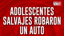 Adolescentes robaron un auto, fueron detenidos y ya están libres
