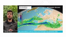 Rio atmosférico reforça chuva em Portugal nos próximos dias