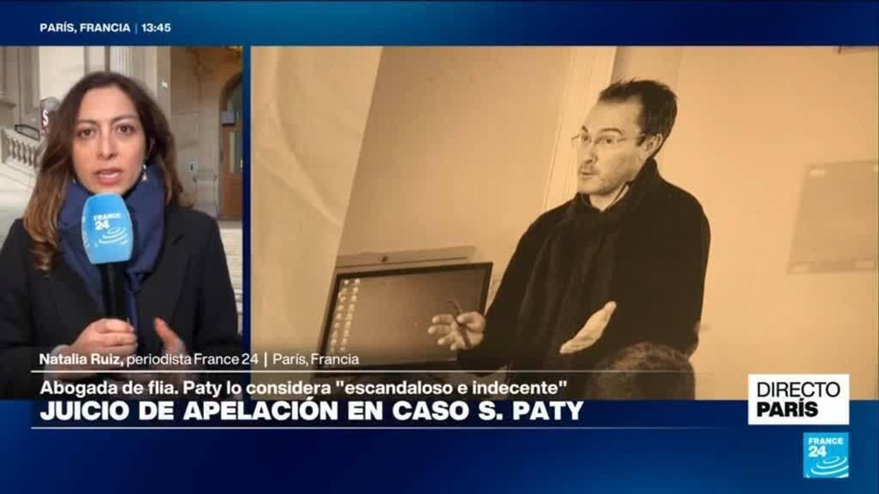 Directo París... con el inicio del juicio de apelación en el caso del profesor Samuel Paty