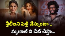 😲🔥 “I will marry Sreeleela and date Mrunal” | Attitude Star Chandrahas | Filmibeat Telugu