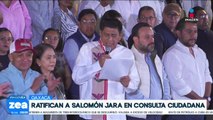 Ratifican a Salomón Jara en la consulta de revocación de mandato