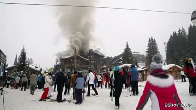 Francia, fiamme in hotel a Courchevel: evacuate circa 300 persone