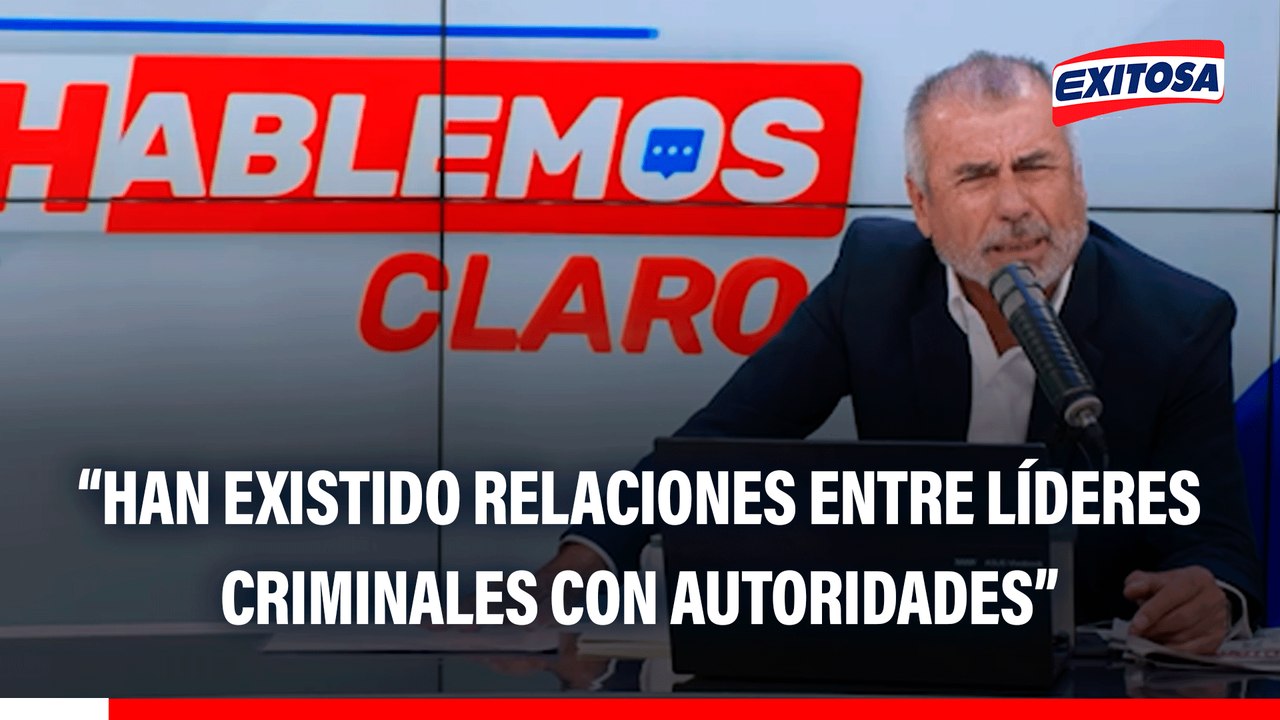 Nicolás Lúcar: "En los últimos años han existido relaciones entre líderes de organizaciones criminales con policías y políticos"