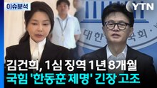 [뉴스NIGHT] 김건희, 1심 징역 1년 8개월...국힘 '한동훈 제명' 긴장 고조 / YTN