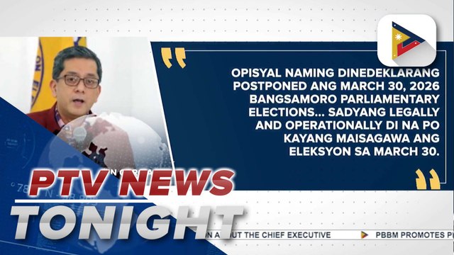 Comelec postpones BARMM parliamentary elections anew