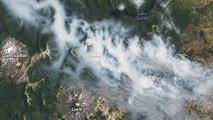 El fuego se reactiva en la Patagonia argentina y encierra al pueblo de Cholila