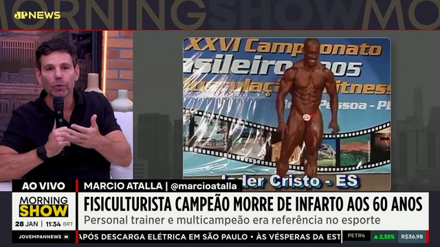 LUTO no ESPORTE: Fisiculturista CAMPEÃO morre de INFARTO aos 60 anos