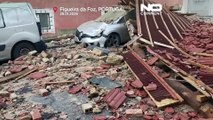 Portugal: Tempestade Kristin faz vários mortos e deixa rasto de destruição