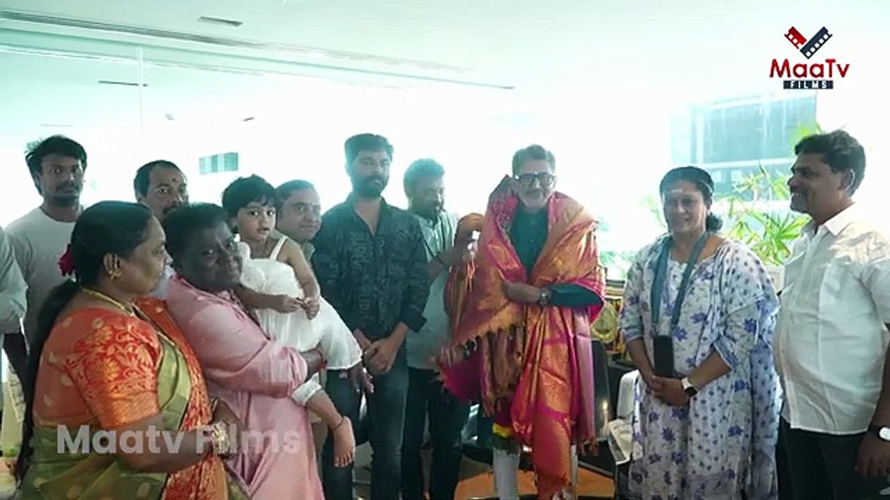 Andhrula Annapurna Dokka Seethamma Movie Team Meets Padma Shri Awardee Murali Mohan Garu @maatvfilms