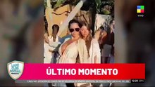 Un hombre besó a la fuerza a Karina Jelinek en un evento en Punta del Este: el impactante video