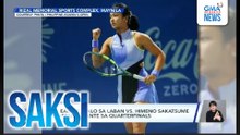 Alex Eala, panalo sa laban vs. Himeno Sakatsume ng Japan; aabante sa quarterfinals | Saksi