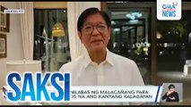 Video ni PBBM, inilabas ng Malacanang para ipakitang maayos na ang kanyang kalagayan | Saksi