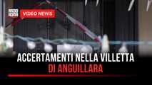 Accertamenti nella villetta di Anguillara
