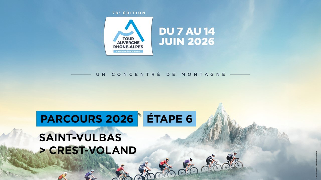 Tour Auvergne-Rhône-Alpes 2026 : Route stage 6 / Parcours de l'étape 6