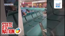 Pasaherong nag-amok sa Iloilo Int'l Airport, sugatan matapos mabaril | SONA