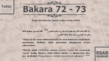 Esad Mansur - Bakara Suresi Tefsiri 72-73