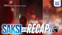 Saksi: (Part 1) Sunog sa supermarket; Zaldy Co, nasa Sweden noong Jan. 15 base sa petisyong inihain sa Korte Suprema; Nawawalang babaeng pulis, bangkay na nang matagpuan | Saksi