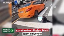Yayaya yol vermeyen 2 taksi sürücüsüne idari işlem uygulandı